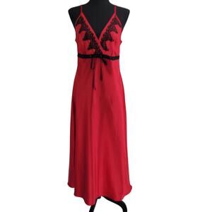 Y2K Baby Doll Midi Slip Dress Women Whimsigoth Witchy Lingerie Fairy Grunge sz M